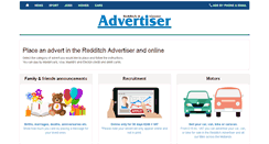 Desktop Screenshot of adbooker.redditchadvertiser.co.uk