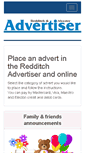 Mobile Screenshot of adbooker.redditchadvertiser.co.uk